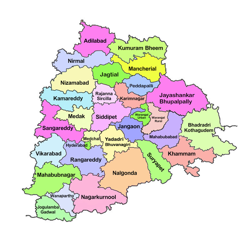 Telangana Map